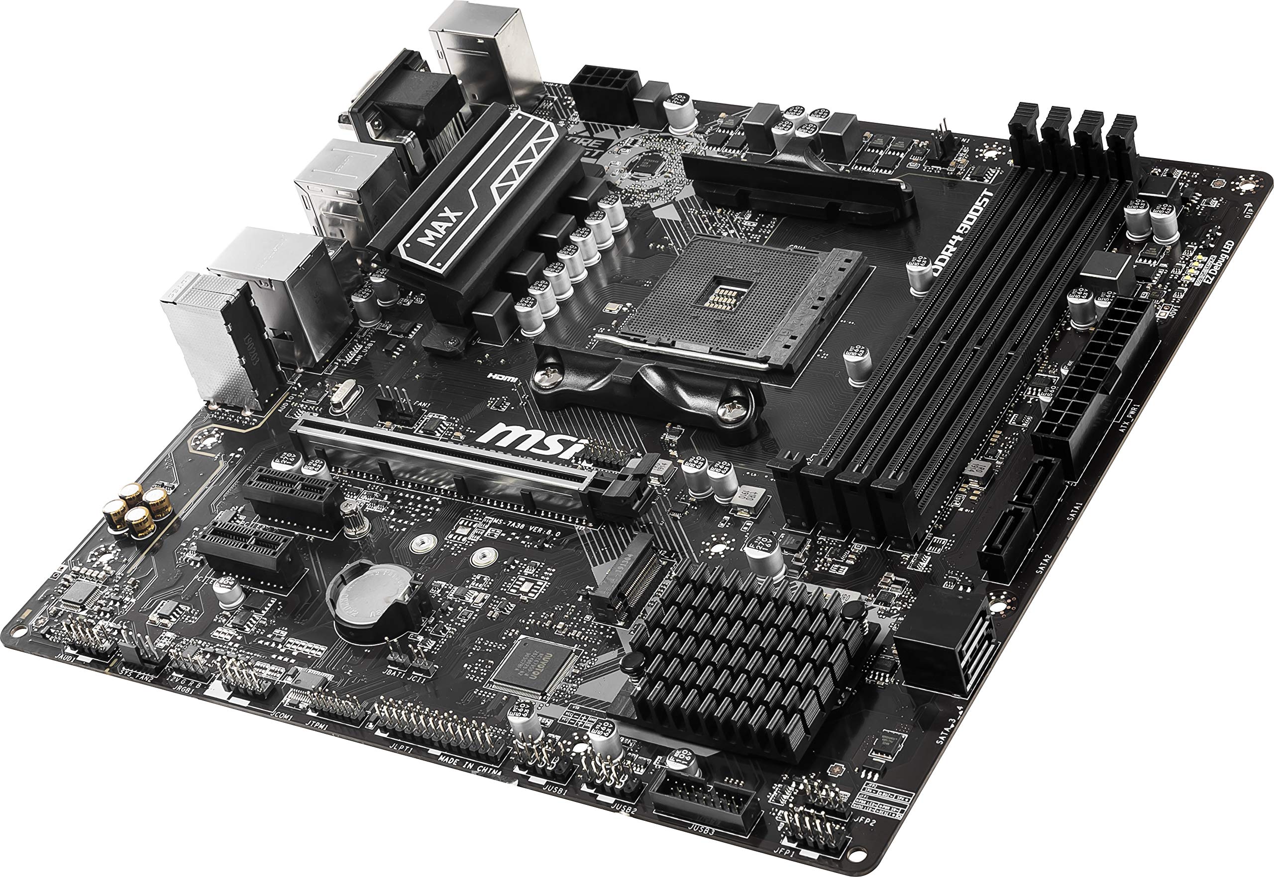 Amazon | MSI B450M PRO-VDH MAX M-ATX マザーボード MB4825 | MSI
